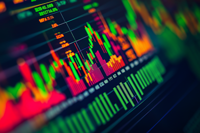 Diversified investment portfolio visualization